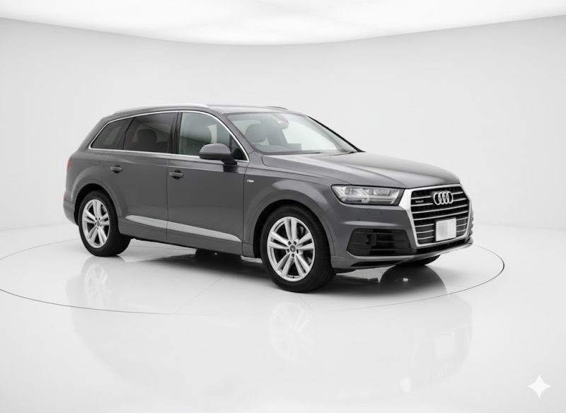 Audi Q7 2.0 TFSI S Line Black Styling – Daytona Grey with Black Leather 2017