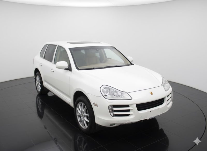 Porsche Cayenne S White with Cream Leather Interior (LHD) 2008