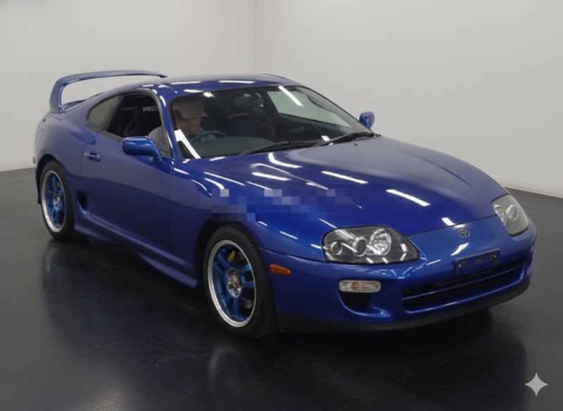 Toyota Supra RZ Blue JZA80 1997