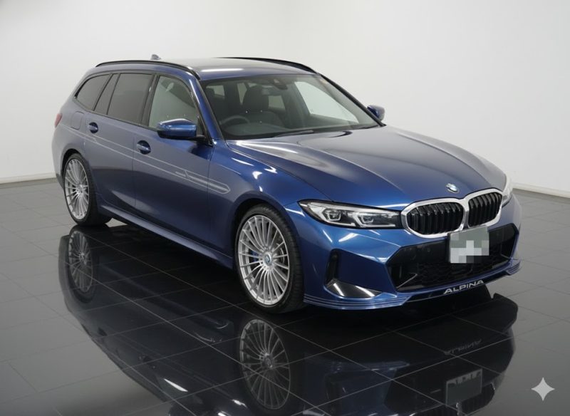 Alpina D3 Touring Allrad 2023 Blue with Brown Leather