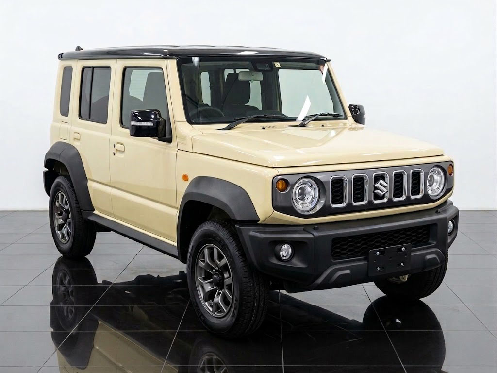 Suzuki Jimny Nomade FC 2025 Beige Black Roof 4WD imported from Japan by Autoselecta.com