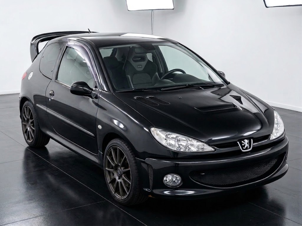 Peugeot 206 RC 2005 black manual Japanese import