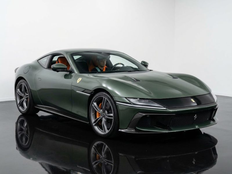 Ferrari 12Cilindri Verde Toscana imported from Japan through Autoselecta.com