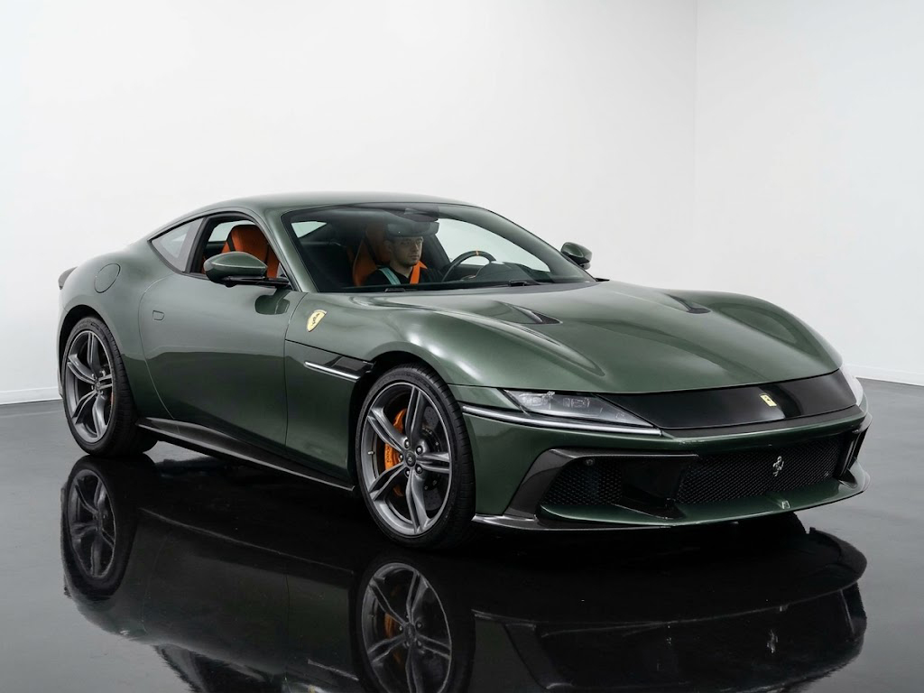 Ferrari 12Cilindri Verde Toscana imported from Japan through Autoselecta.com