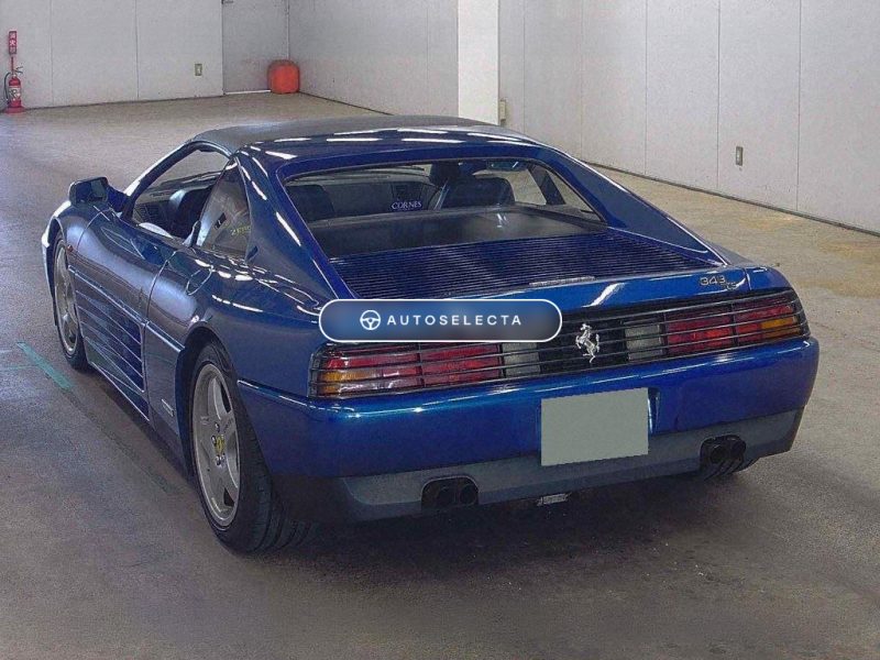 Ferrari 348 TS Manual LHD blue gated manual gearbox imported from Japan through Autoselecta