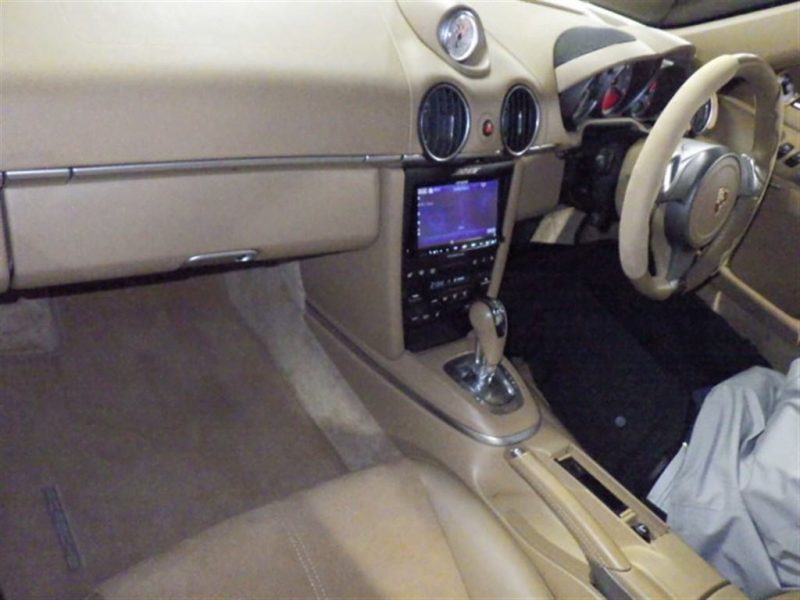 Porsche Cayman S 2010 Beige Leather Interior PDK Dashboard