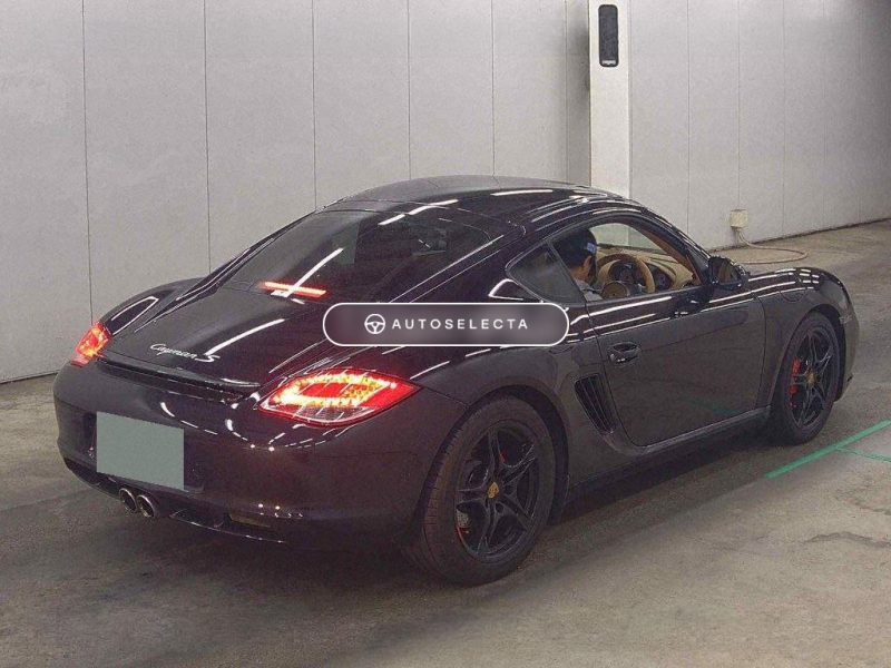 Porsche Cayman S 2010 Sport Chrono PDK Black Japanese Import Rear Right
