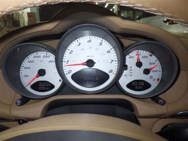 Porsche Cayman S 2010 Beige Leather Interior PDK Dashboard