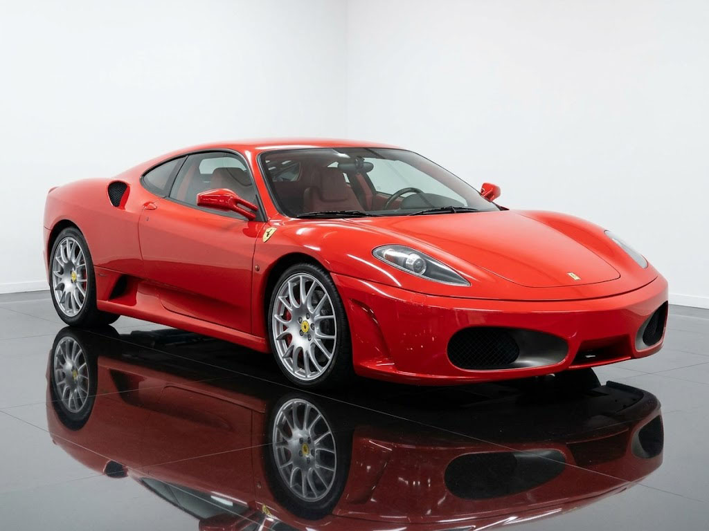 2007 Ferrari F430 F1 finished in Rosso Corsa photographed in showroom