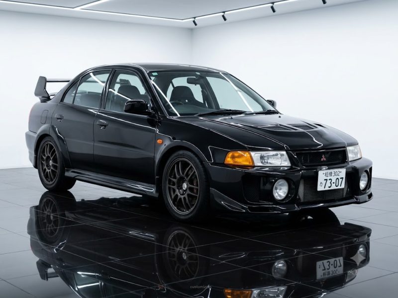 Mitsubishi Lancer Evo 5 Black