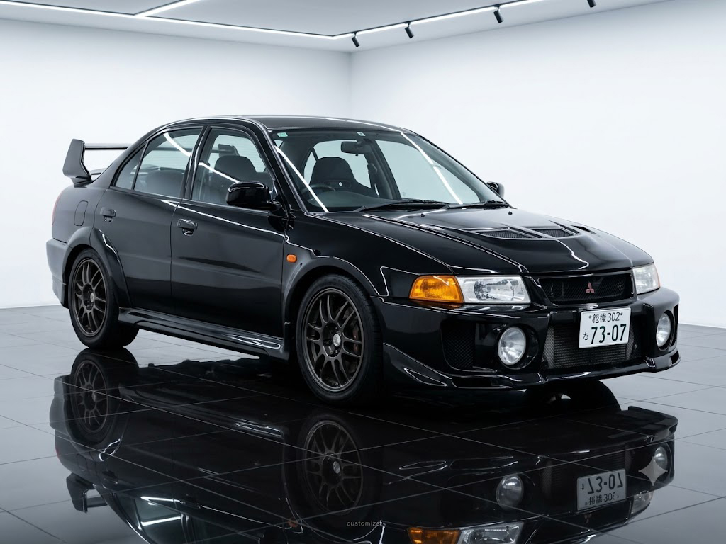 Mitsubishi Lancer Evo 5 Black