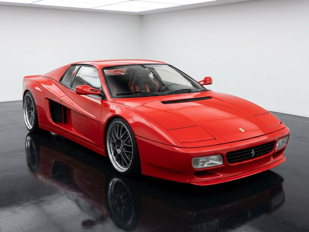 Ferrari 512TR 1994 Manual Left Hand Drive Red Black Leather Japan Import
