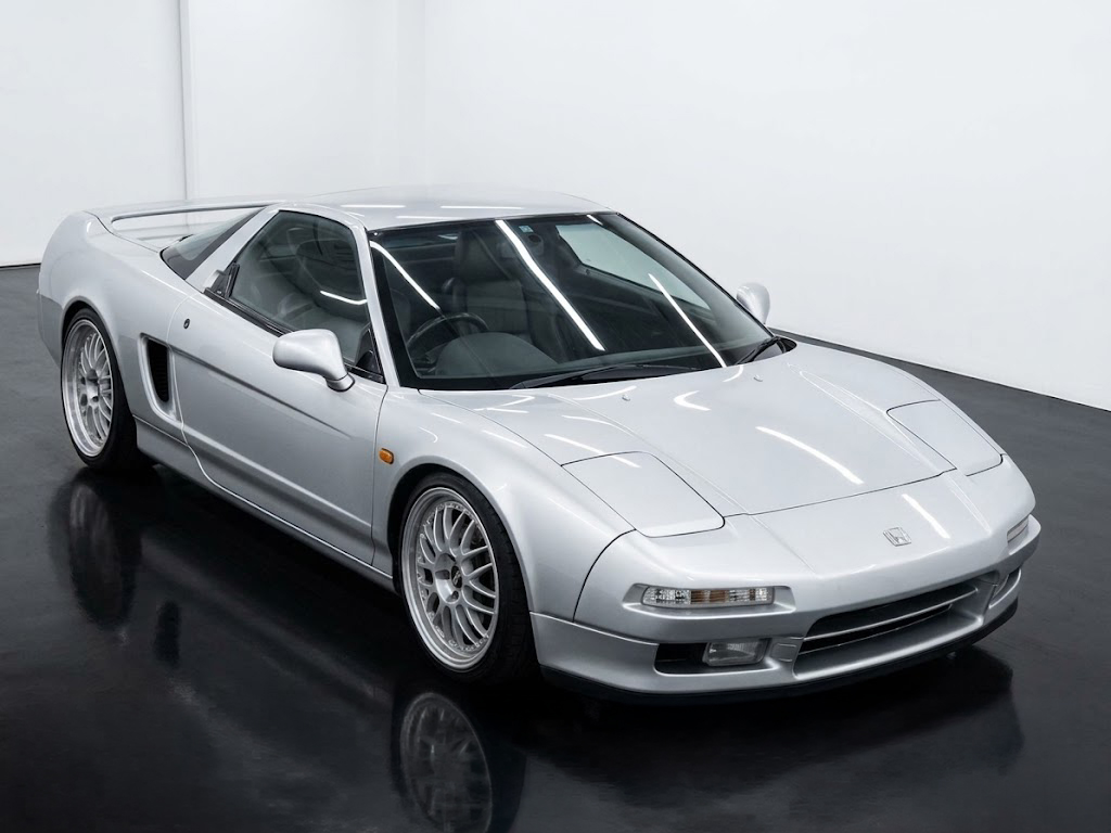 Honda NSX NA1 1991 Silver Black Leather Interior Japanese Import