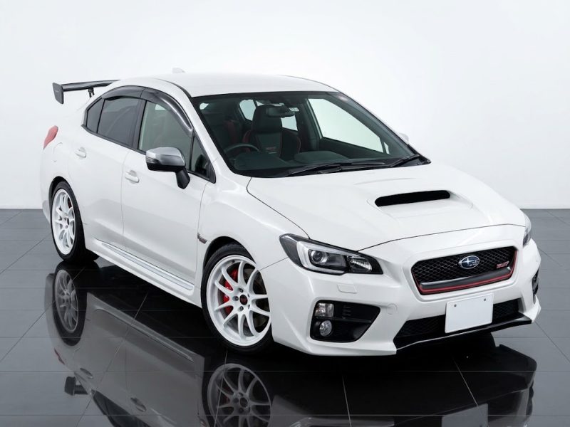 Subaru WRX STI S207 2016 white pearl low mileage Japanese import