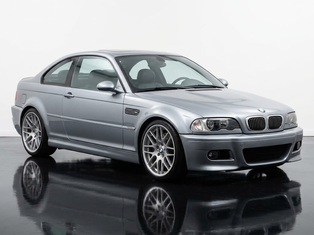 BMW M3 SMG II E46 front three quarter silver grey