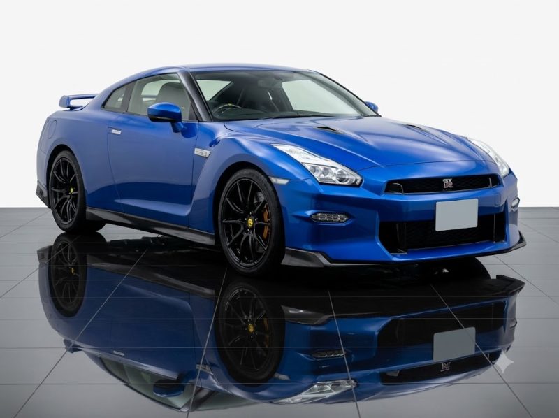Nissan GT-R Track Edition Engineered By NISMO in Blue with delivery mileage