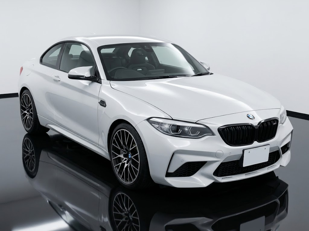 BMW M2 Competition 2019 White with Grey Leather Japanese import.