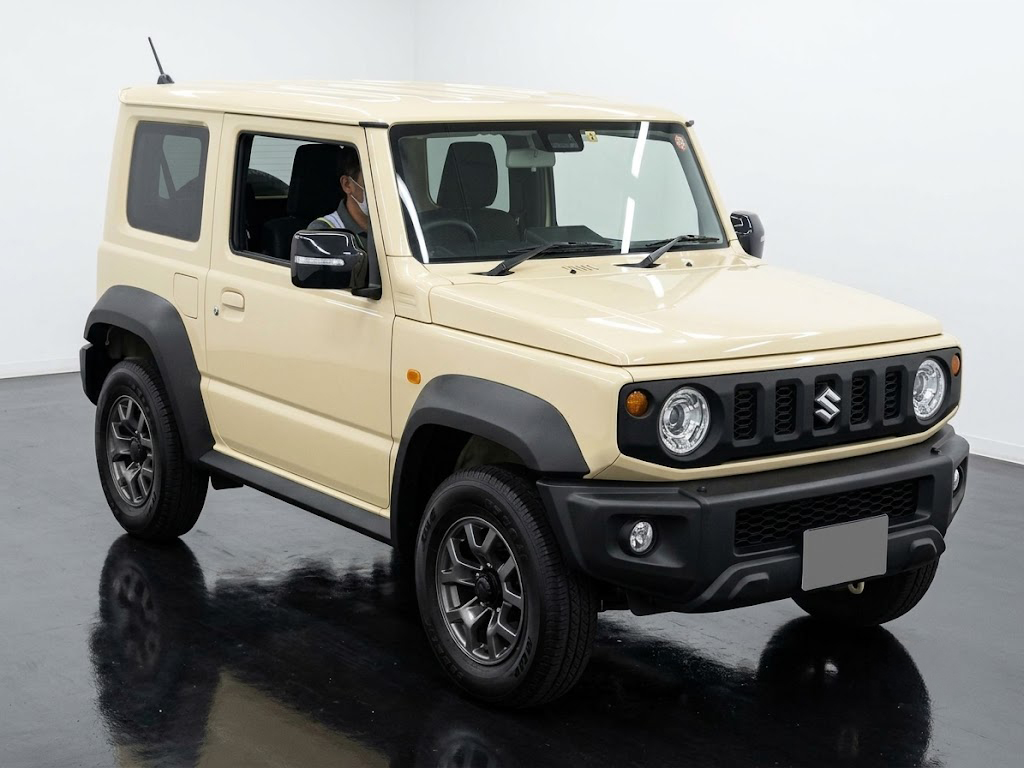 Suzuki Jimny Sierra 2026 Grade S in Beige with delivery mileage imported from Japan