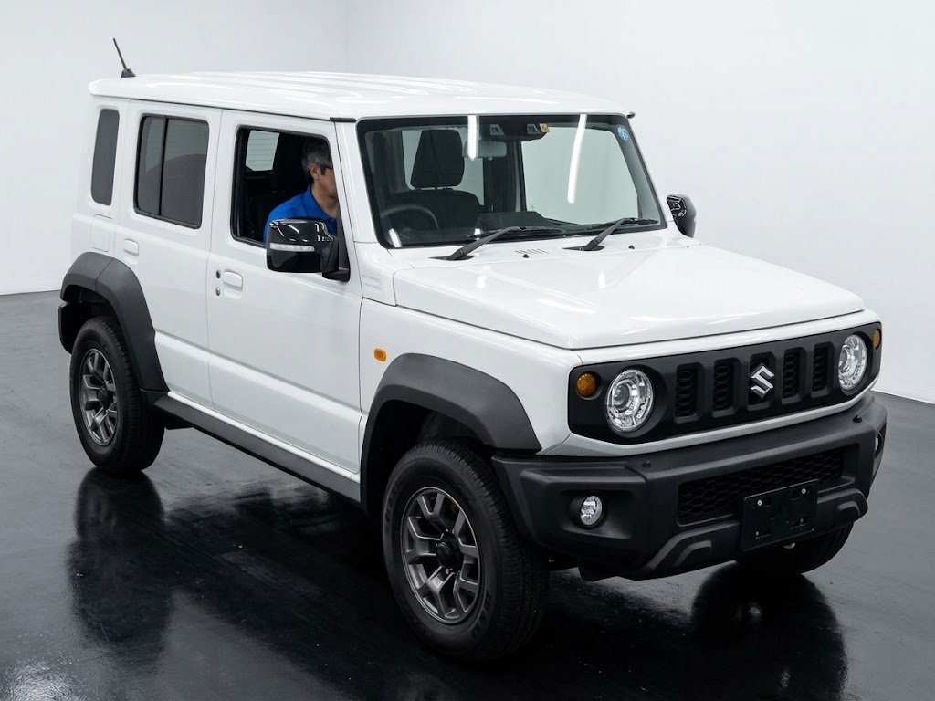 Suzuki Jimny Nomade FC 2026 White Pearl delivery mileage Japanese import.