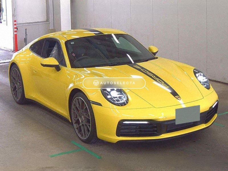 2020 Porsche 911 Carrera S Yellow Grey Leather Low Mileage Japanese Import