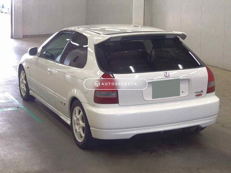 Honda Civic Type R EK9 Championship White Rear Three Quarter View