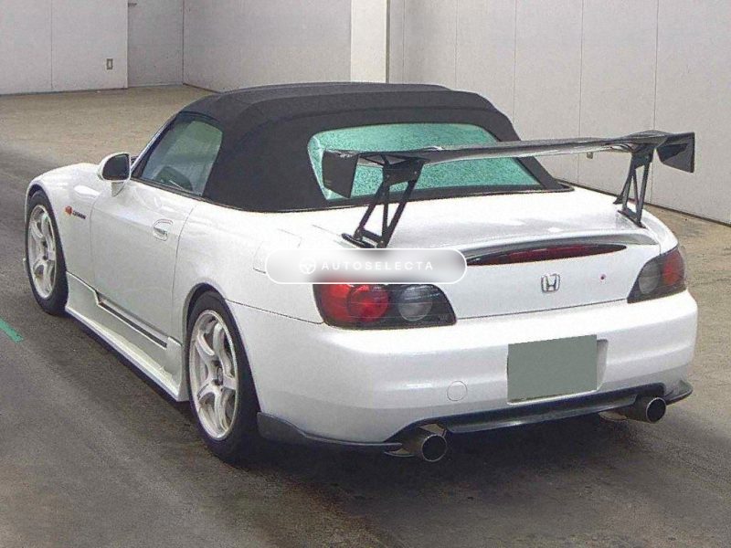 Honda S2000 AP1 Rear Three Quarter View With Spoiler