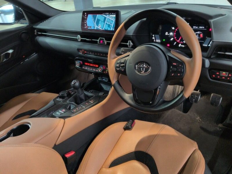 Toyota Supra RZ Tan Leather Dashboard