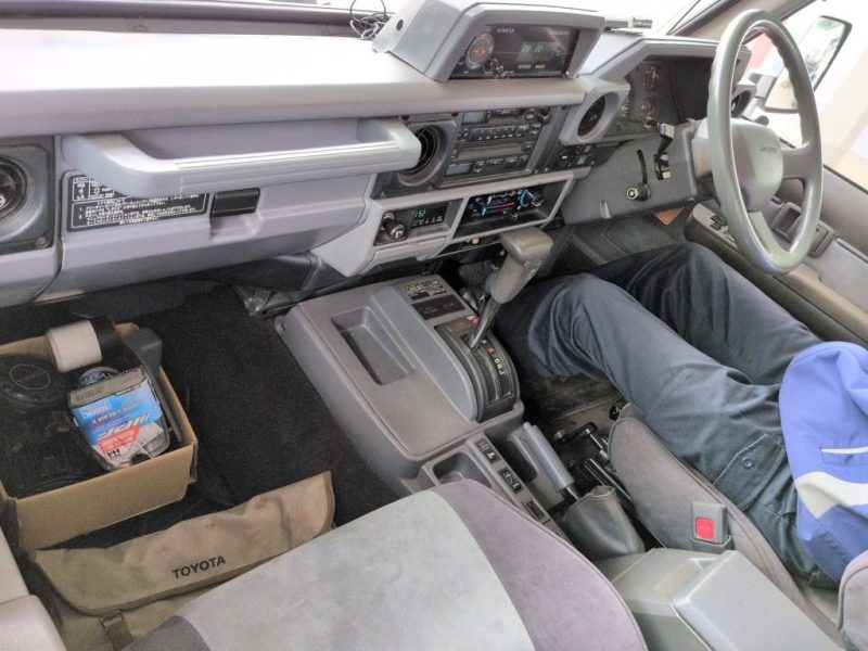 Toyota Land Cruiser Prado EX 1991 Grey Interior