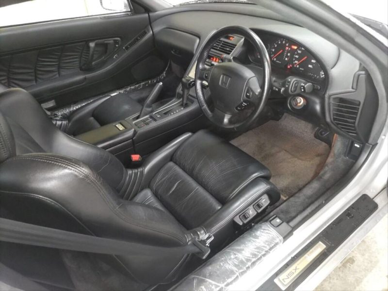 Honda NSX NA1 Black Leather Interior Driver Cockpit