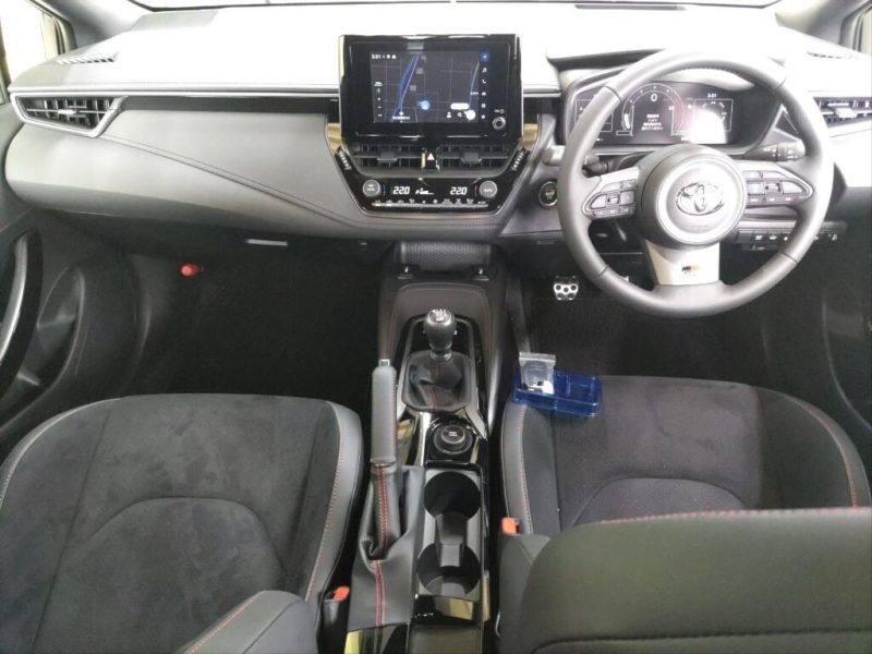 Toyota GR Corolla Black Leather Interior sports seats