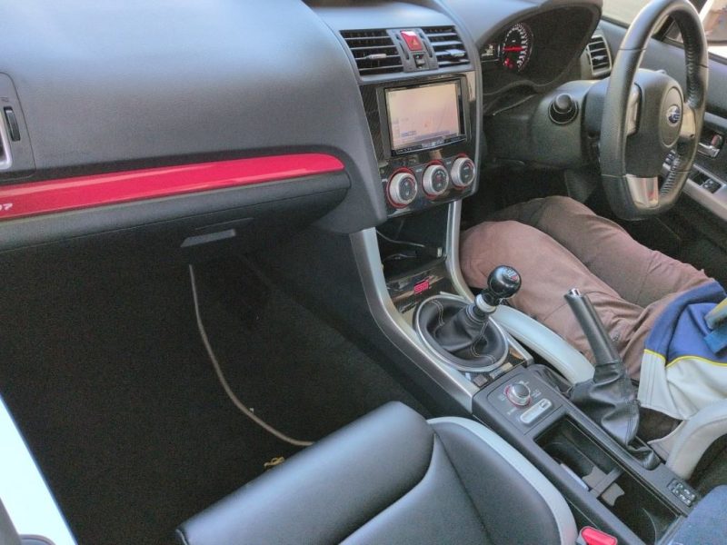 Subaru WRX STI S207 RECARO seats dashboard interior