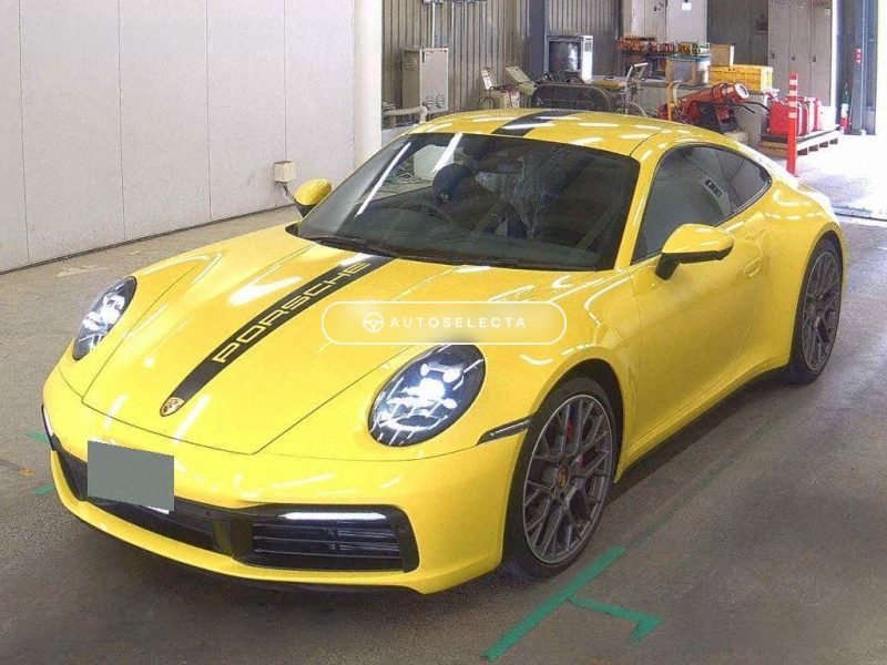 2020 Porsche 911 Carrera S Yellow Grey Leather Low Mileage Japanese Import