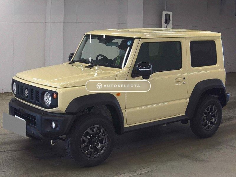 Suzuki Jimny Sierra front view Beige imported from Japan
