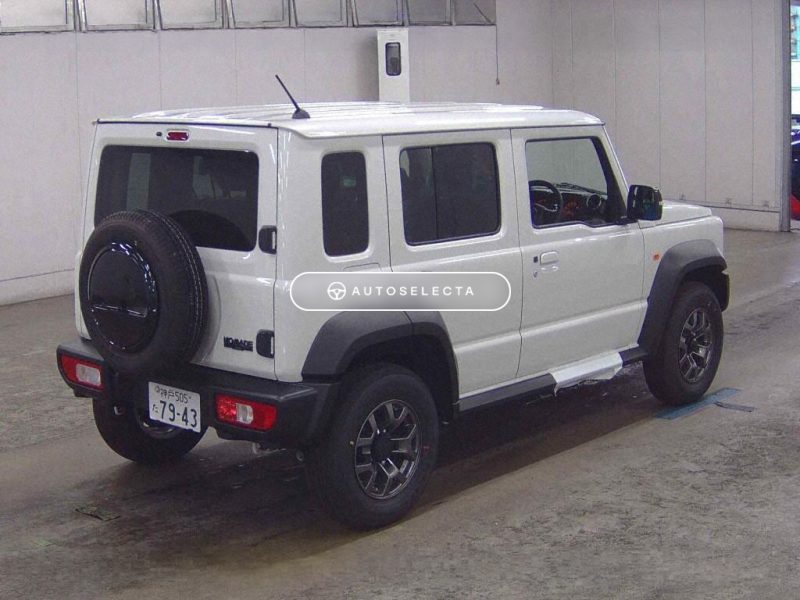 Suzuki Jimny Nomade FC Pearl White Rear View