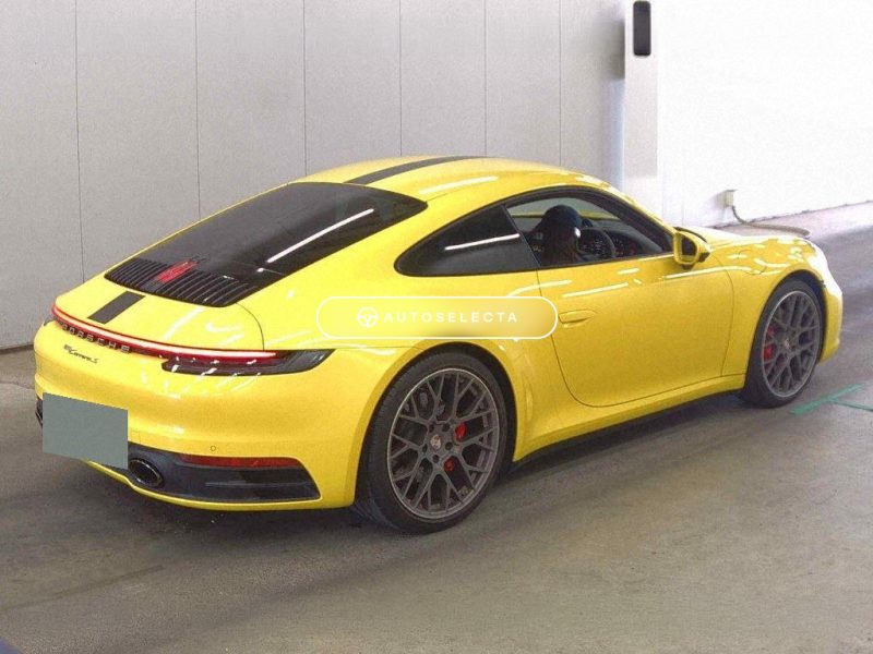 2020 Porsche 911 Carrera S Yellow Grey Leather Low Mileage Japanese Import