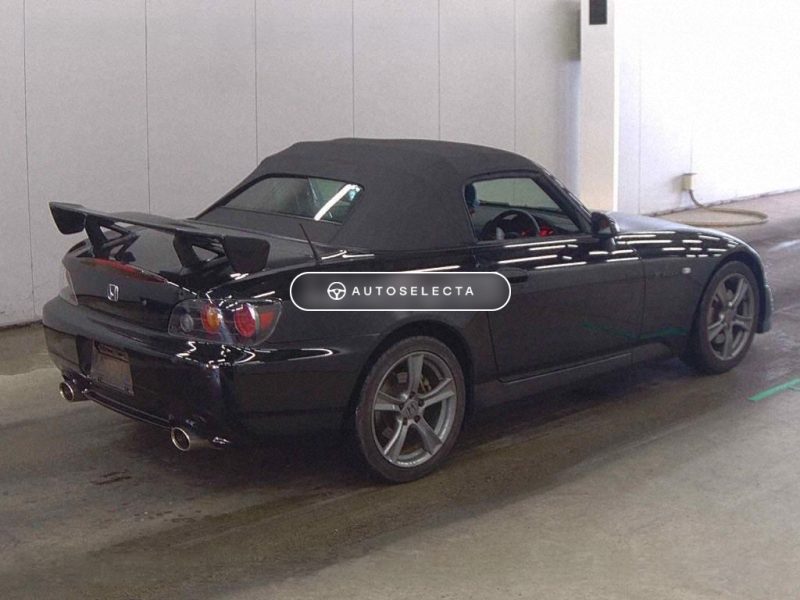 Honda S2000 Type S Black Rear View