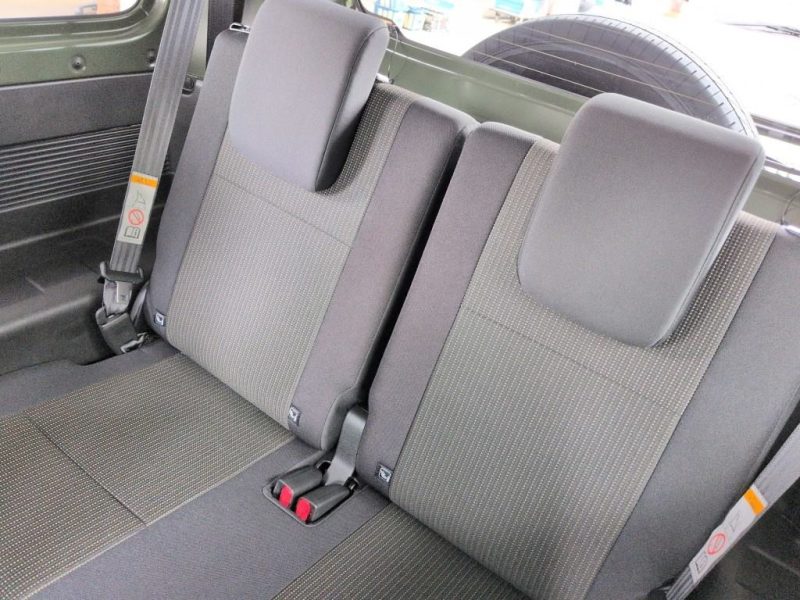 Suzuki Jimny Sierra JC 3 Door Manual 2025 Jungle Green Rear Seats