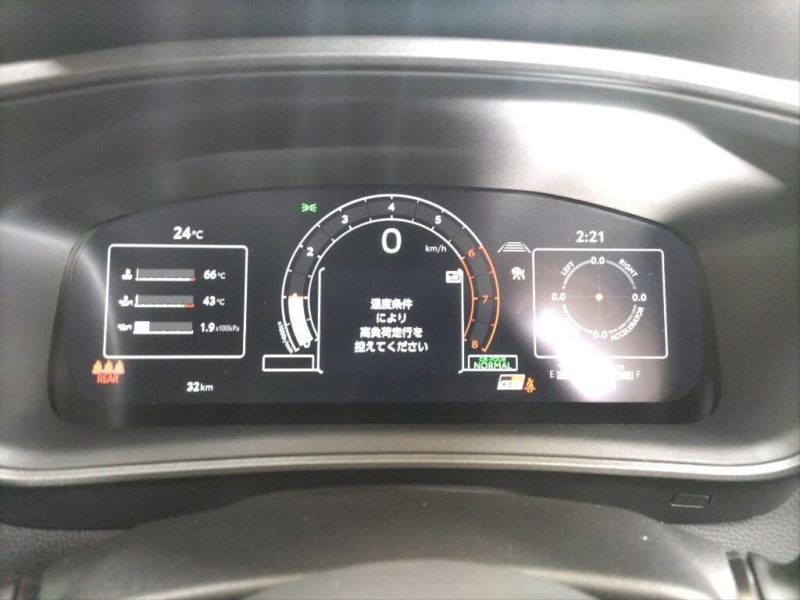 Toyota GR Corolla odometer showing 31km delivery mileage