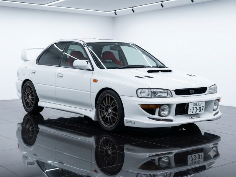 Subaru Impreza WRX STI Type RA Version IV White Front View