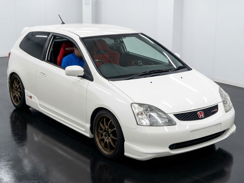 Honda Civic Type R EP3 2002 Championship White Japanese import